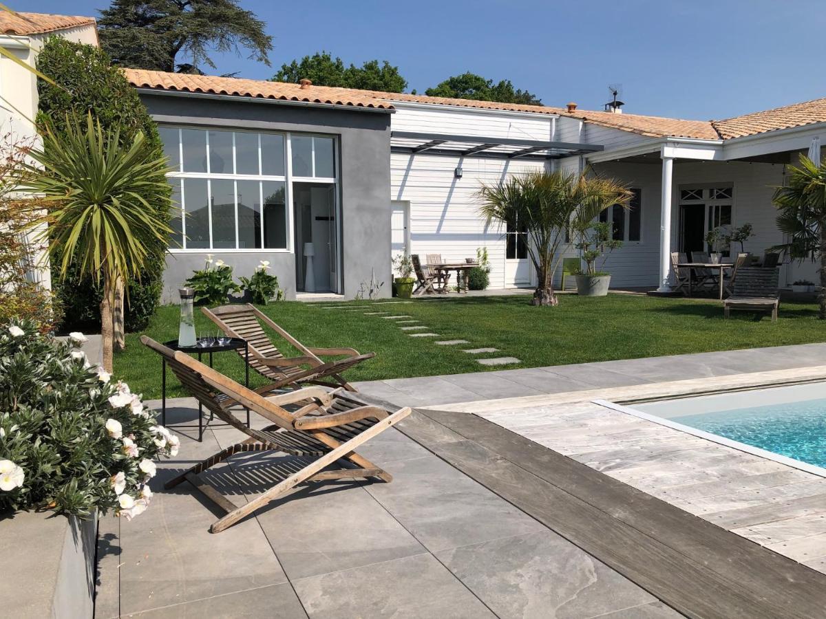 Maison M, Chambre Privee Acces Jardin Piscine Et Jacuzzi Pres De La Rochelle Ла Рошел Екстериор снимка