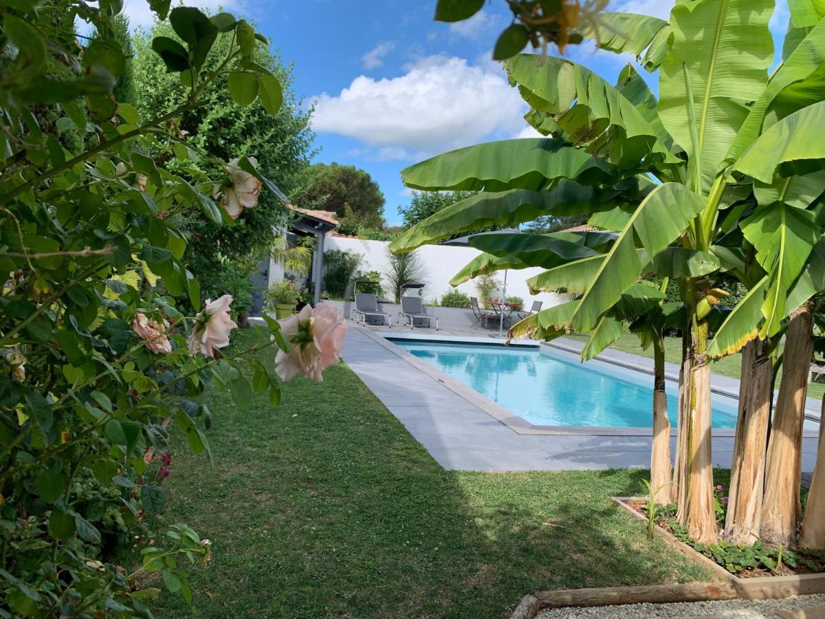 Maison M, Chambre Privee Acces Jardin Piscine Et Jacuzzi Pres De La Rochelle Ла Рошел Екстериор снимка